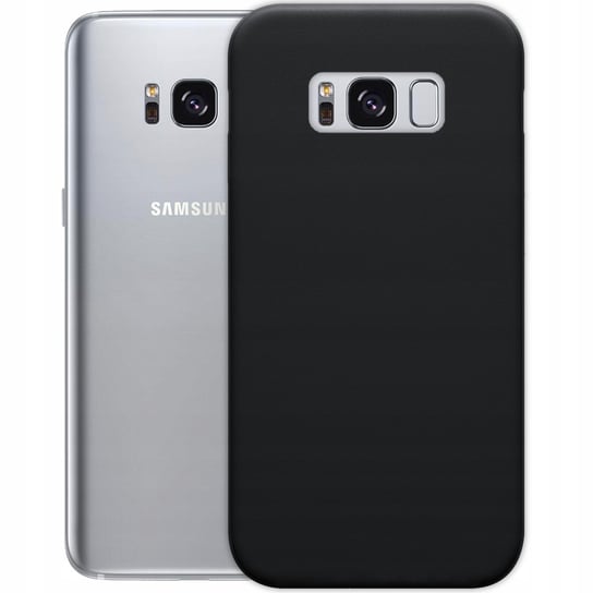 Etui Do Samsung Galaxy S8 Gumowe Obudowa Czarne Matowe Silikon Pokrowiec Samsung Electronics