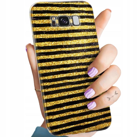 ETUI DO SAMSUNG GALAXY S8 PLUS WZORY ZŁOTO GOLD RICH OBUDOWA POKROWIEC CASE Samsung Electronics