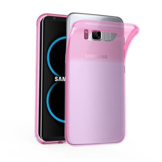Etui Do Samsung Galaxy S8 Pokrowiec w PRZEZROCZYSTY RÓŻOWY Obudowa Ochronny TPU Silikon Case Cover Cadorabo Cadorabo