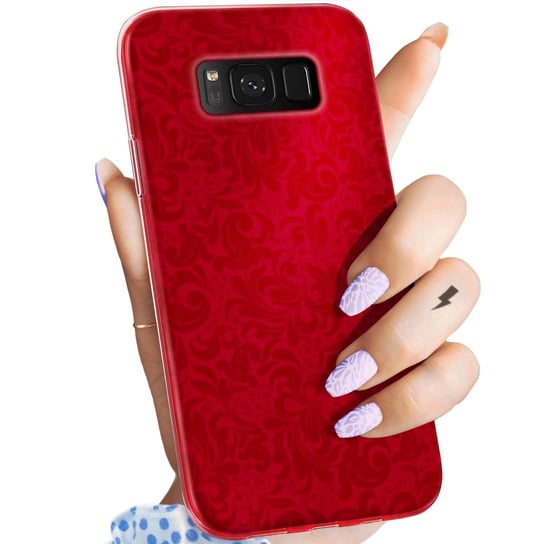 Etui Do Samsung Galaxy S8 Wzory Czerwone Serca Róże Obudowa Pokrowiec Case Samsung