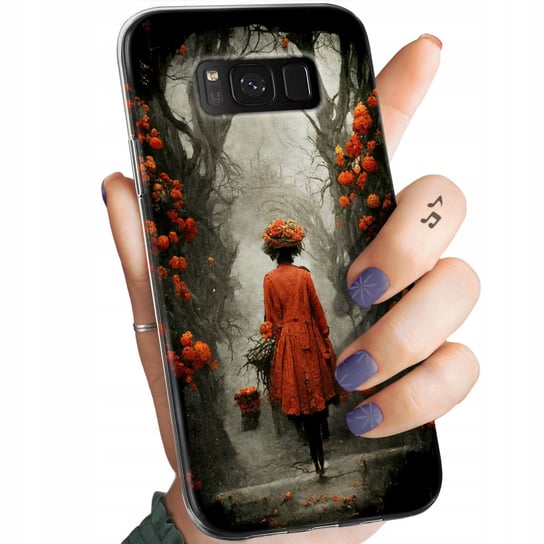Etui Do Samsung Galaxy S8 Wzory Jesień Liście Autumn Obudowa Pokrowiec Samsung