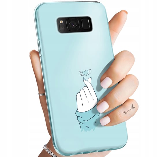 Etui Do Samsung Galaxy S8 Wzory Niebieskie Blue Blau Obudowa Pokrowiec Case Samsung Electronics