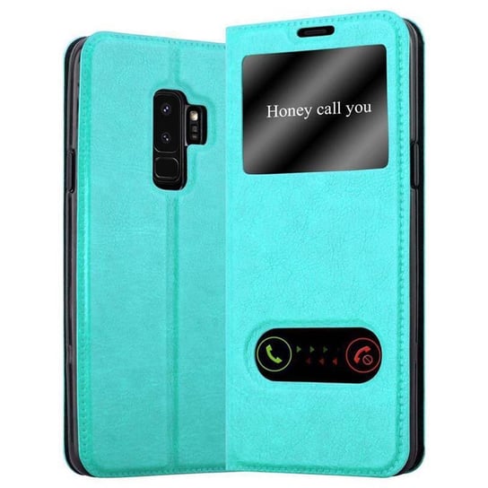 Etui Do Samsung Galaxy S9 PLUS w MIĘTOWY TURKUS Pokrowiec Obudowa Case Cover Portfel Ochronny Cadorabo Cadorabo