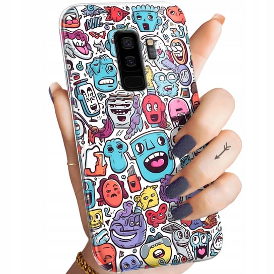 Etui Do Samsung Galaxy S9 Plus Wzory Doodle Zwierzęta Potwory Rysunki Case Samsung