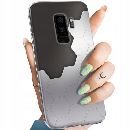 Etui Do Samsung Galaxy S9 Plus Wzory Szare Metallic Grey Obudowa Pokrowiec Samsung Electronics