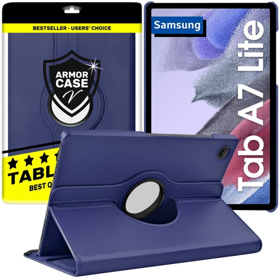 Etui do Samsung Galaxy Tab A7 Lite 8.7'' T220 T225 | granatowy Armor Case