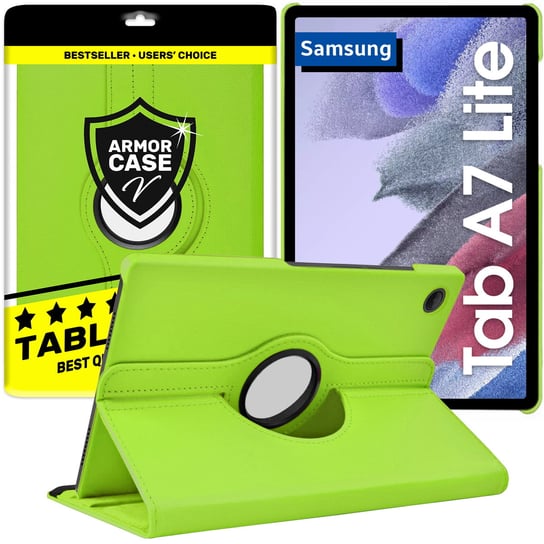 Etui do Samsung Galaxy Tab A7 Lite 8.7'' T220 T225 | zielony Armor Case