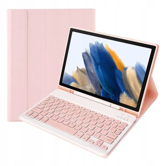 Etui do Samsung Galaxy Tab A8 10.5 X200 z klawiaturą BT różowe Pokrowiec Case Futerał Obudowa GSM-HURT