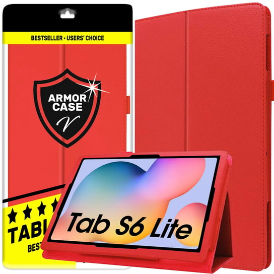 Etui do Samsung Galaxy Tab S6 Lite 10.4 P610 P615 | czerwony Armor Case