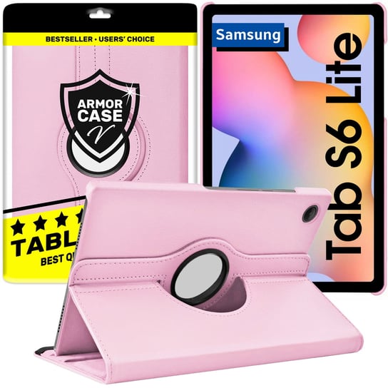 Etui do Samsung Galaxy Tab S6 Lite 10.4 P610 P615 | różowy Armor Case