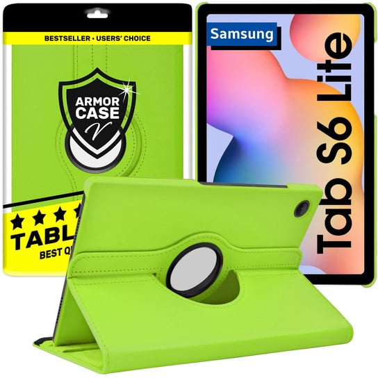 Etui do Samsung Galaxy Tab S6 Lite 10.4 P610 P615 | zielony Armor Case