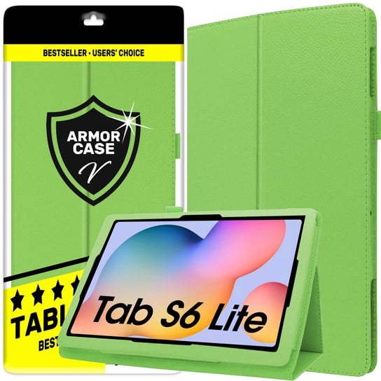 Etui do Samsung Galaxy Tab S6 Lite 10.4 P610 P615 | zielony Armor Case