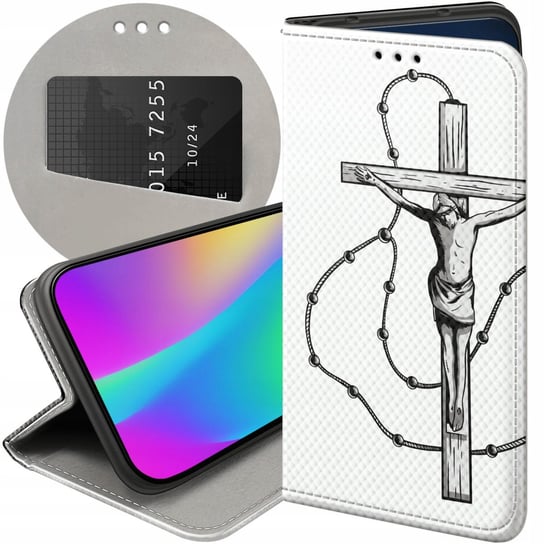 Etui Do Samsung Galaxy Xcover 4 / 4S Wzory Jezus Krzyż Różaniec Bóg Futerał Samsung Electronics