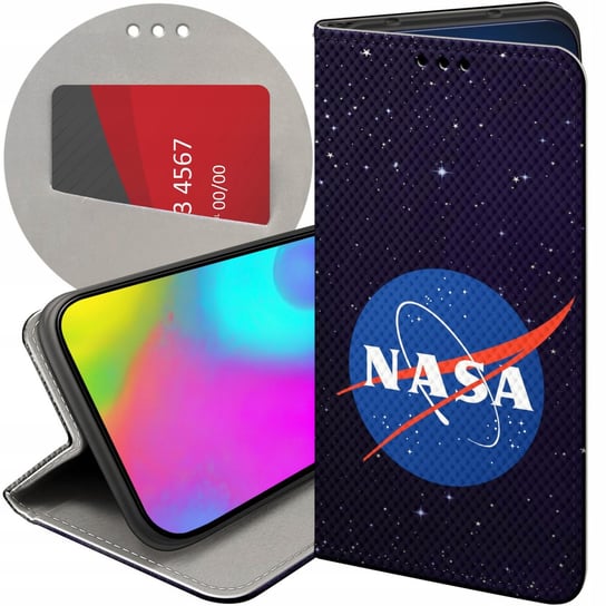 ETUI DO SAMSUNG GALAXY XCOVER 4 / 4S WZORY NASA KOSMOS ASTRONOMIA GWIAZDY Samsung Electronics