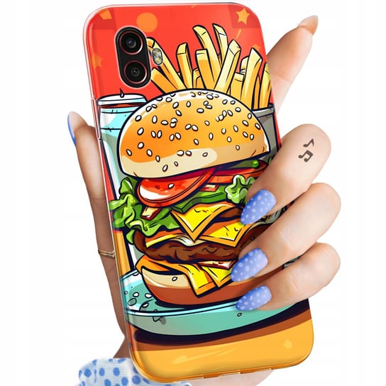 Etui Do Samsung Galaxy Xcover 6 Pro Wzory Hamburger Burgery Fast-Food Case Samsung Electronics
