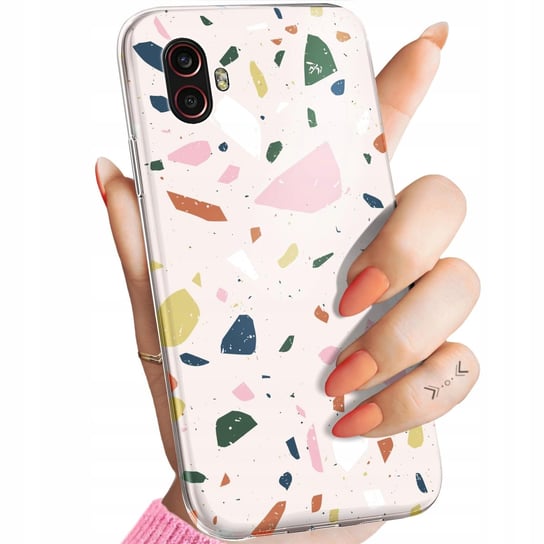 ETUI DO SAMSUNG GALAXY XCOVER 6 PRO WZORY LASTRIKO TERRAZZO TERAKOTA CASE Samsung Electronics