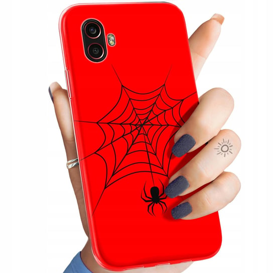 Etui Do Samsung Galaxy Xcover 6 Pro Wzory Pająk Spider Pajęczyna Obudowa Samsung Electronics