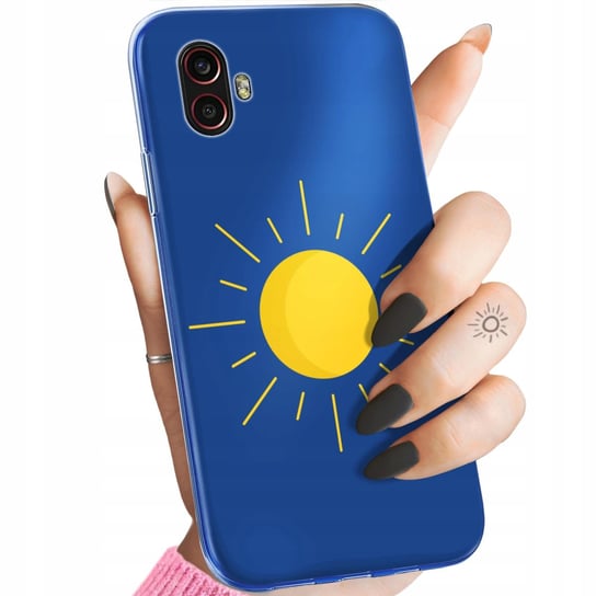 ETUI DO SAMSUNG GALAXY XCOVER 6 PRO WZORY SŁOŃCE PLANETY SUN OBUDOWA CASE Samsung Electronics