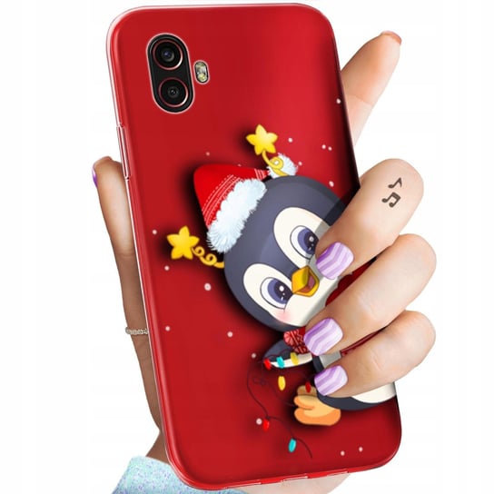 Etui Do Samsung Galaxy Xcover 6 Pro Wzory Święta Christmas Mikołaj Pingwin Samsung Electronics