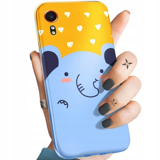 Etui Do Samsung Galaxy Xcover 7 Wzory Słoń Słonie Słoniki Obudowa Pokrowiec Hello Case