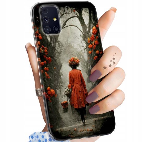 Etui Do Samsung M31S Wzory Jesień Liście Autumn Obudowa Pokrowiec Case Samsung