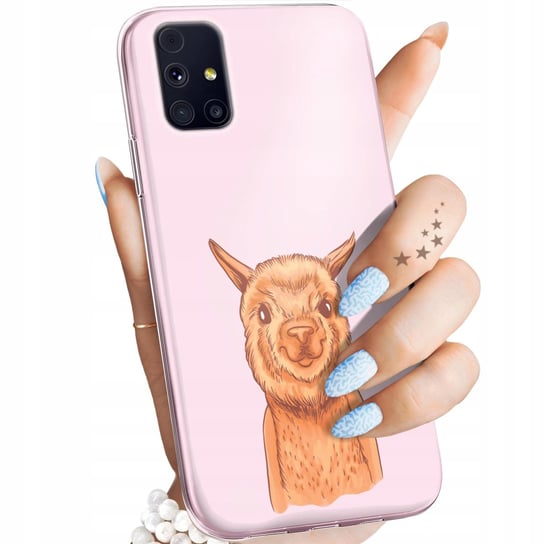 ETUI DO SAMSUNG M31S WZORY LAMA ALPAKA ANDY OBUDOWA POKROWIEC CASE Samsung Electronics