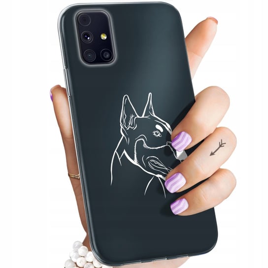 Etui Do Samsung M31S Wzory Męskie Facet Wąsy Obudowa Pokrowiec Case Samsung Electronics