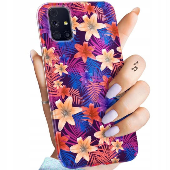 ETUI DO SAMSUNG M31S WZORY TROPIC TROPIKALNE TROPIKI EGZOTYKA OBUDOWA CASE Samsung Electronics