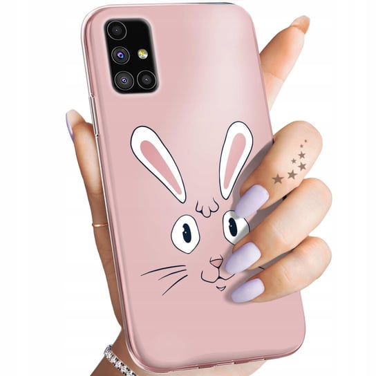 Etui Do Samsung M51 Wzory Królik Zając Bunny Obudowa Pokrowiec Case Samsung