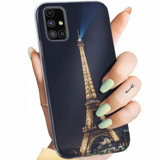 Etui Do Samsung M51 Wzory Paryż Francja Eiffel Obudowa Pokrowiec Case Samsung Electronics