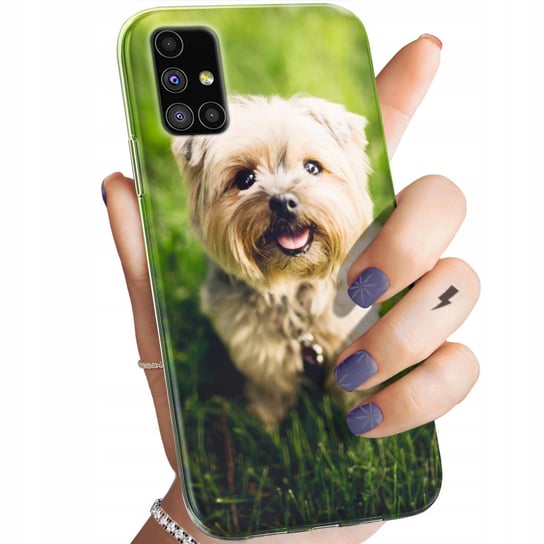 ETUI DO SAMSUNG M51 WZORY PIESKI PSIAKI DOGS OBUDOWA POKROWIEC CASE Samsung Electronics