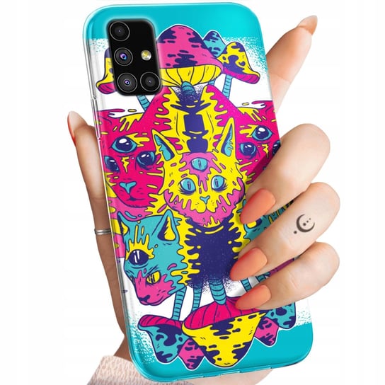 ETUI DO SAMSUNG M51 WZORY PSYCHO LSD PSYCHODELIC GRZYBKI OBUDOWA POKROWIEC Samsung Electronics