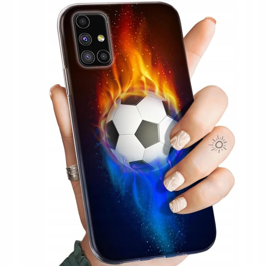 Etui Do Samsung M51 Wzory Sport Piłkarskie Piłka Nożna Obudowa Pokrowiec Samsung