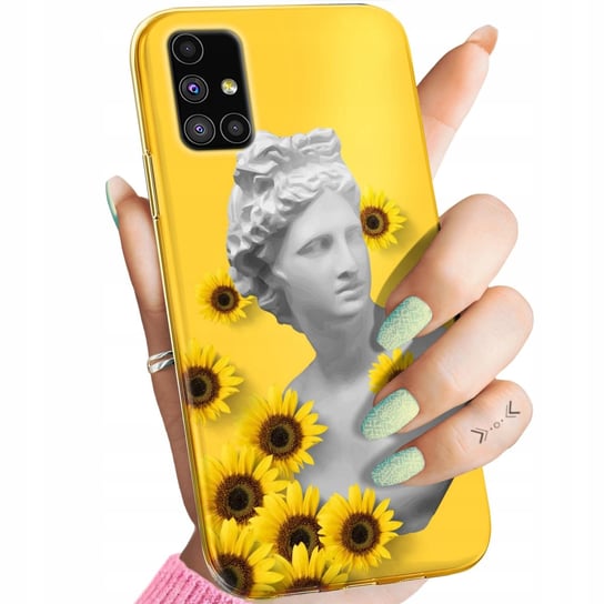 ETUI DO SAMSUNG M51 WZORY ŻÓŁTE SŁONECZNE YELLOW OBUDOWA POKROWIEC CASE Samsung Electronics