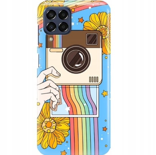 ETUI do SAMSUNG M53 5G Obudowa HIPPIE Kwiaty Wzory Funnycase