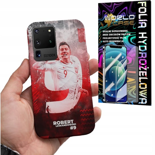 ETUI DO SAMSUNG S20 ULTRA - FC BARCELONA LEWANDOWSKI PIŁKARSKIE + FOLIA WORLD CASE