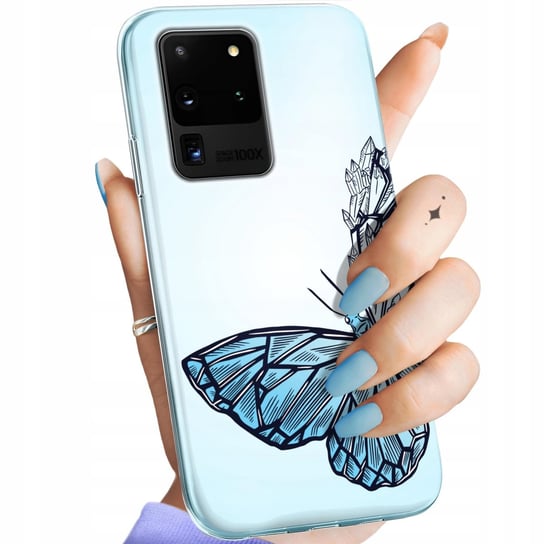 Etui Do Samsung S20 Ultra / S11 Plus Wzory Motyle Butterfly Barwne Obudowa Samsung