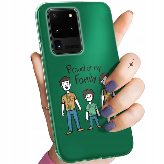 Etui Do Samsung S20 Ultra / S11 Plus Wzory Rodzina Familia Dom Obudowa Case Samsung Electronics