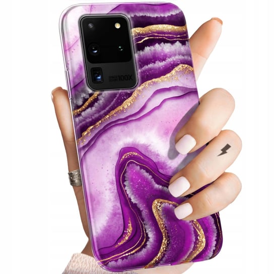 Etui Do Samsung S20 Ultra / S11 Plus Wzory Różowy Marmur Purpura Róż Marmur Samsung Electronics