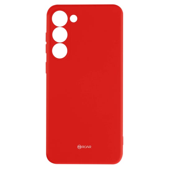 Etui do Samsung S23 Elastyczne matowe wykonczenie Roar Kolorowe Jelly Red Roar