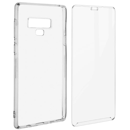 Etui do Samsunga Galaxy Note 9 Silikonowe Miękkie szkło hartowane 9H przezroczyste Avizar
