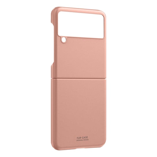 Etui do Samsunga Galaxy Z Flip 3 z paskiem antypoślizgowym w kolorze różowego złota Avizar