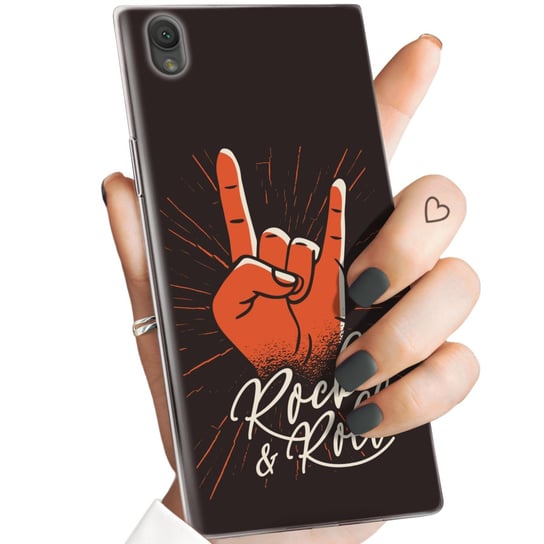 ETUI DO SONY XPERIA L1 WZORY ROCKOWE ROCK ROCK AND ROLL GITARA PUNK OBUDOWA Sony