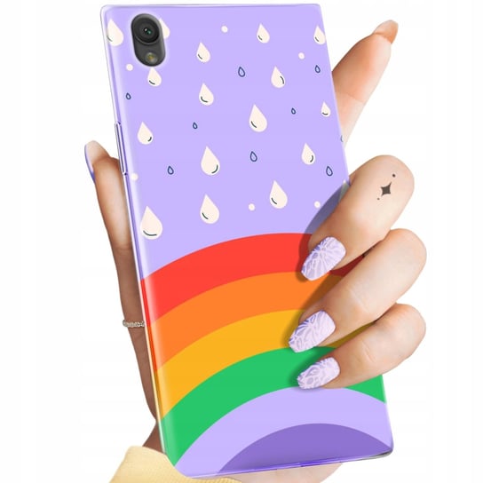 Etui Do Sony Xperia L1 Wzory Tęcza Rainbow Obudowa Pokrowiec Case Sony