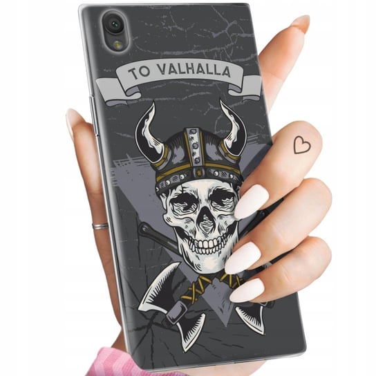 ETUI DO SONY XPERIA L1 WZORY WIKINGOWIE VIKING RUNY ODYN OBUDOWA POKROWIEC Sony