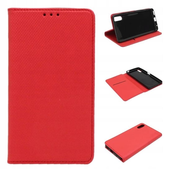 Etui do Sony Xperia L3 I4312 Smart Magnet czerwone Obudowa Pokrowiec Case GSM-HURT