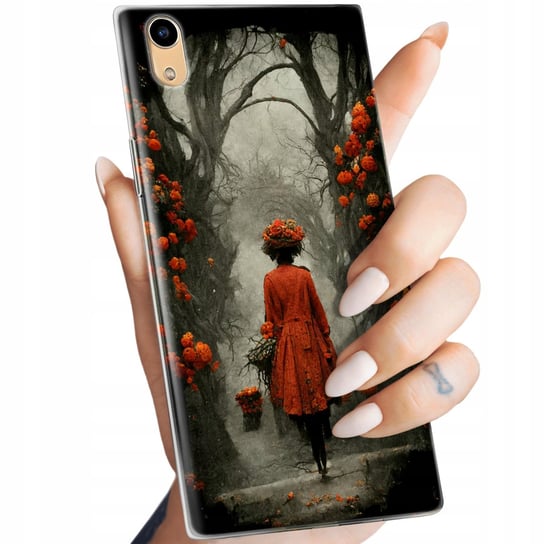 Etui Do Sony Xperia Xa1 Wzory Jesień Liście Autumn Obudowa Pokrowiec Case Sony