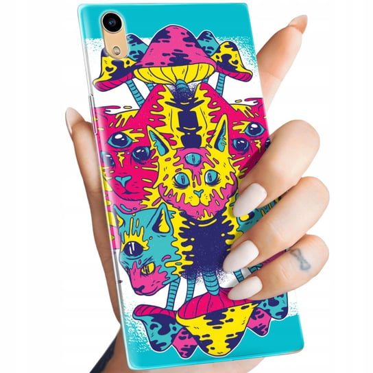 ETUI DO SONY XPERIA XA1 WZORY PSYCHO LSD PSYCHODELIC GRZYBKI OBUDOWA CASE Sony