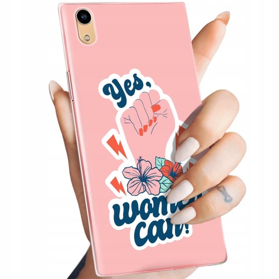 ETUI DO SONY XPERIA XA1 WZORY SIŁA KOBIET GIRL POWER FEMINIZM OBUDOWA CASE Sony