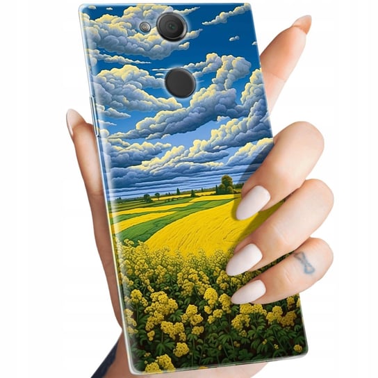 Etui Do Sony Xperia Xa2 Wzory Chmury Niebo Błękit Obudowa Pokrowiec Case Sony